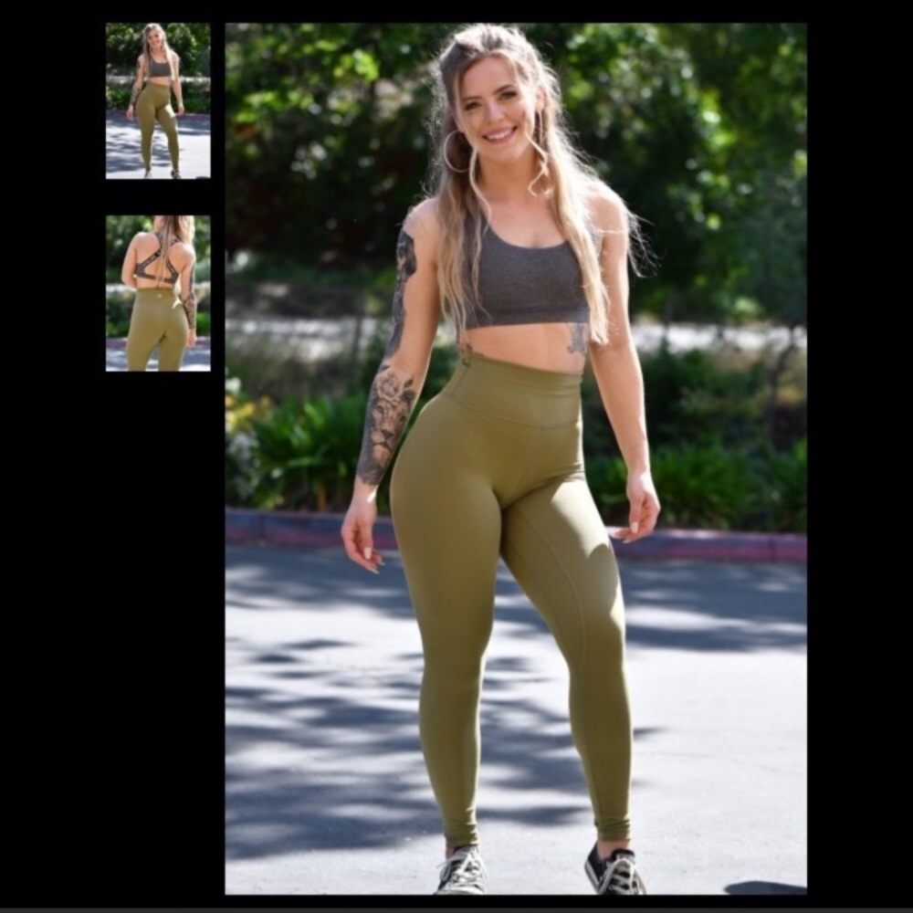 Til You Collapse leggings classic v2.5 khaki